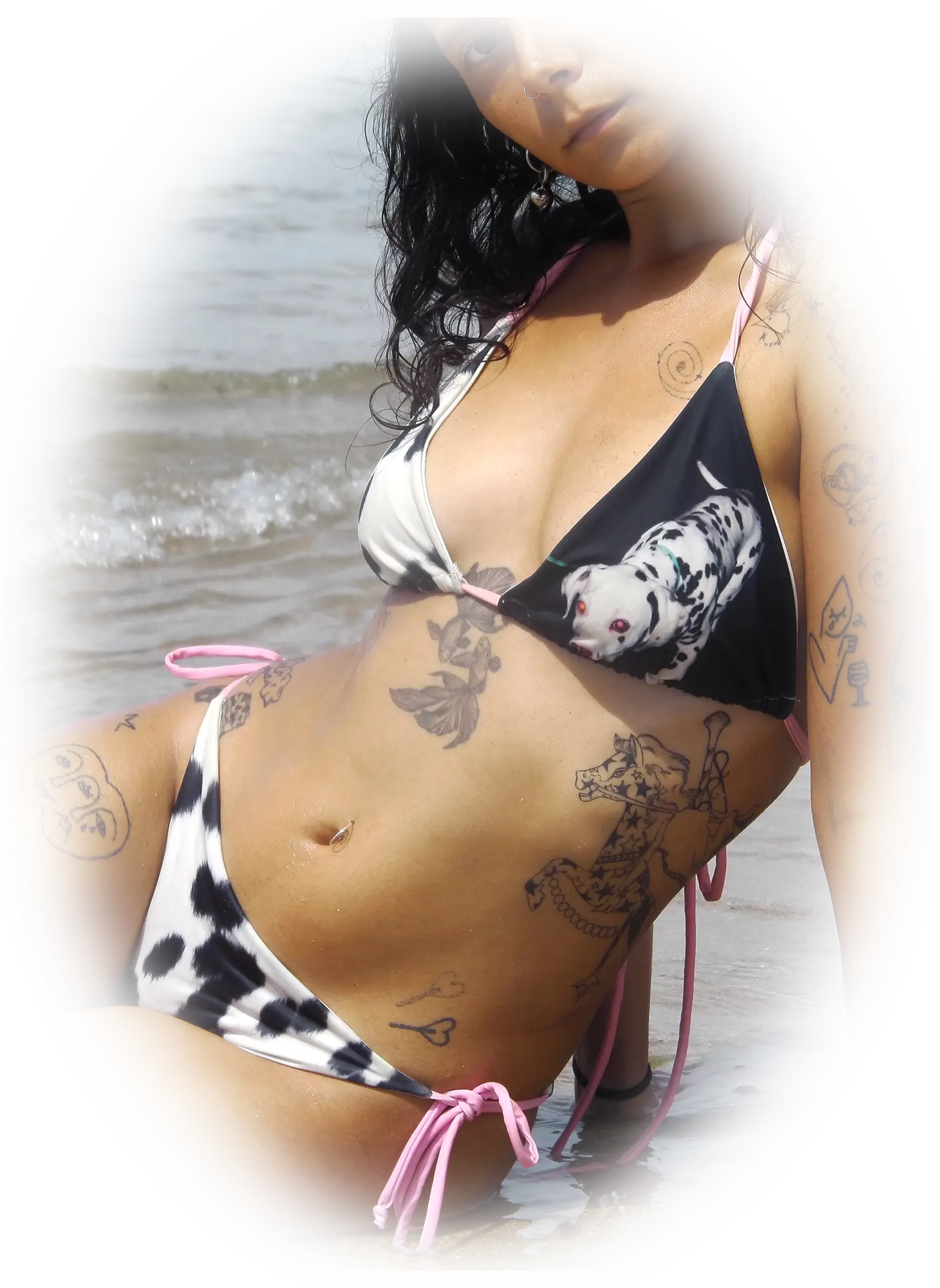 dalmata bikini puesto